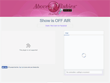 Tablet Screenshot of live.aboverubiesstudio.com